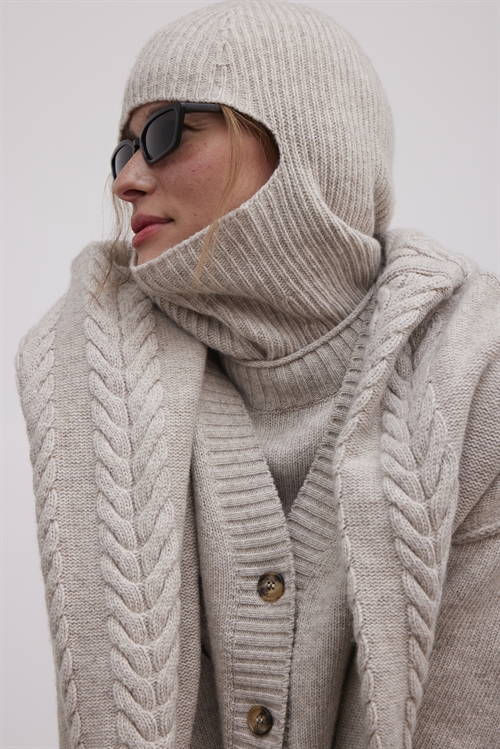 Elida Balaclava GOTS Sand